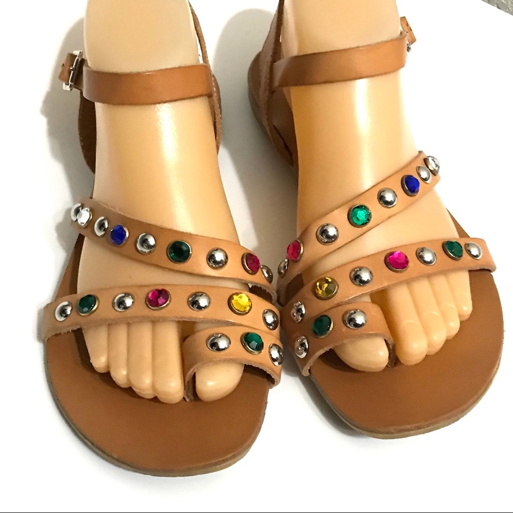 Steve Madden Sunset Sandals Toe Ring Embellished - image 2